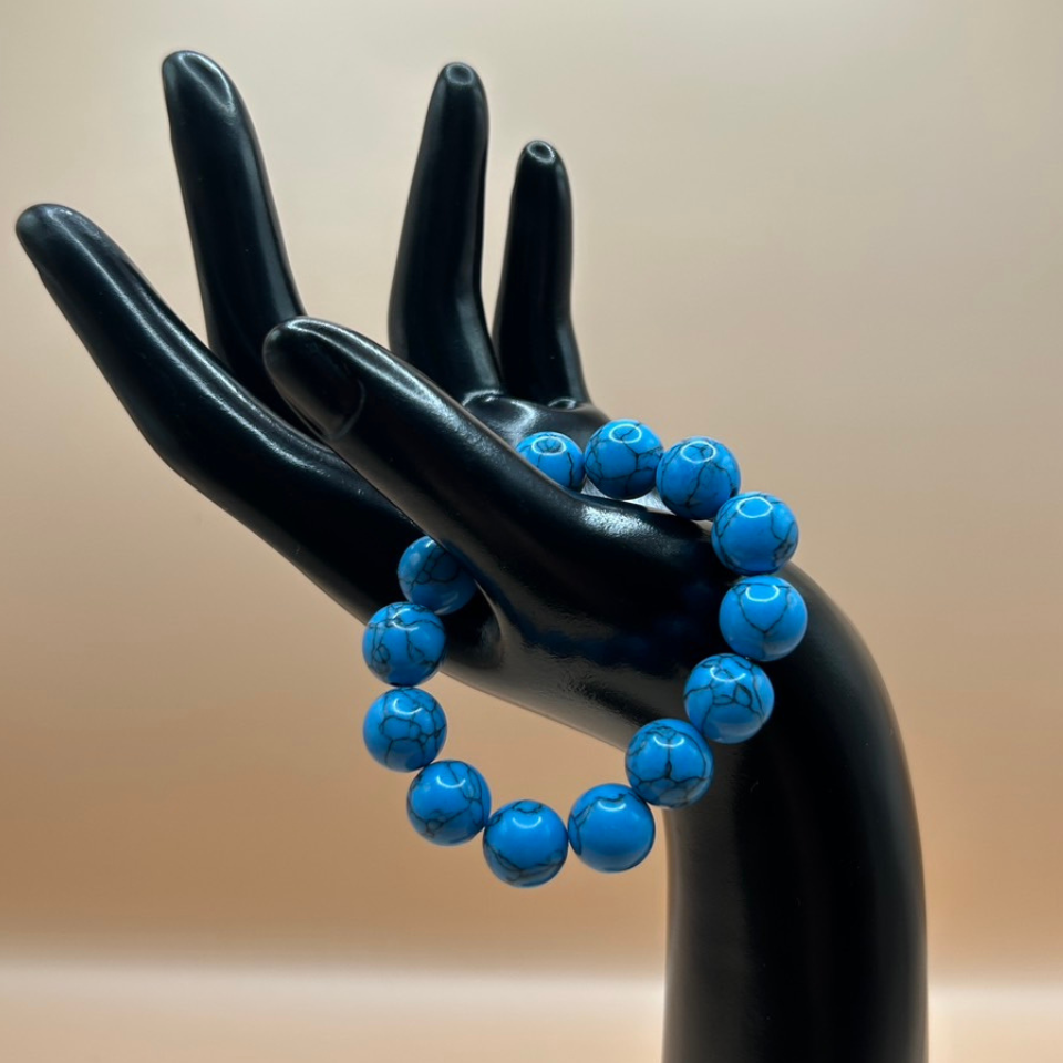 【守護と成功】天空の旅人ブレスレット 〜ターコイズ〜