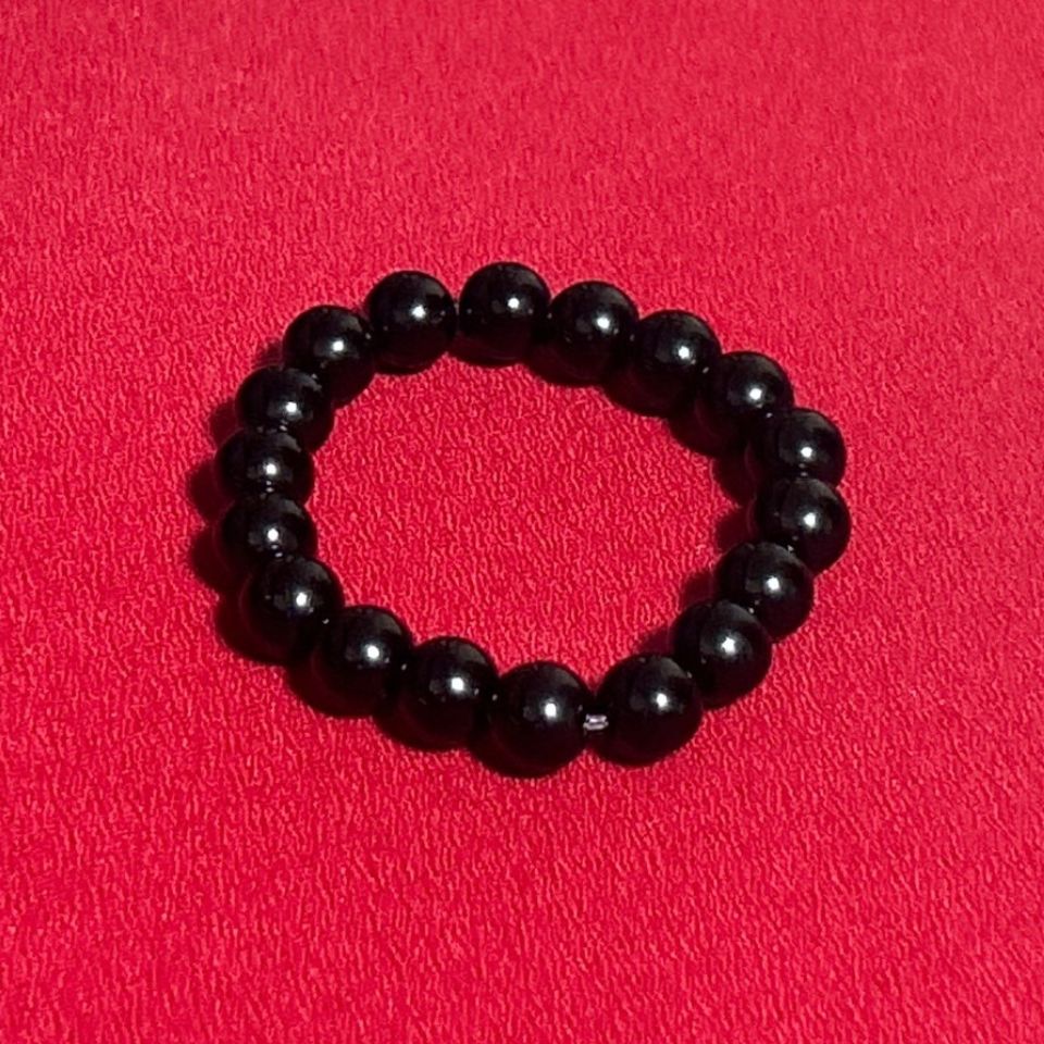 【揺るぎない守護】漆黒の護符ブレスレット 〜オニキス〜