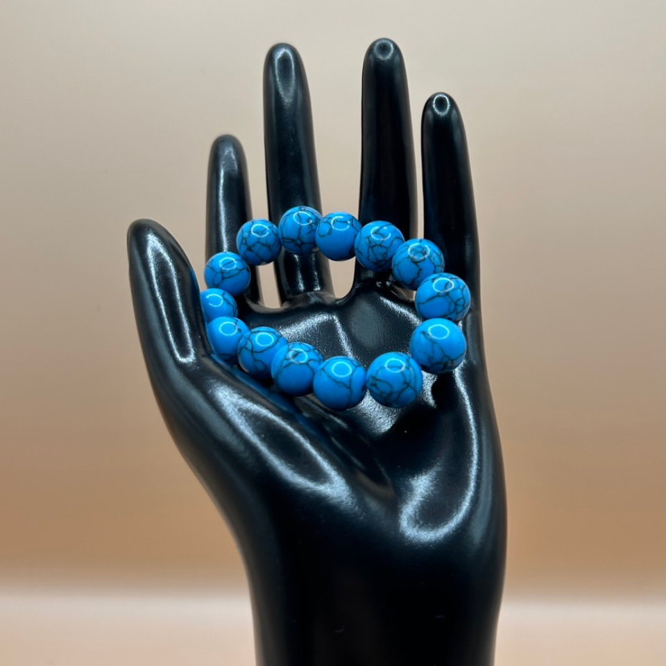 【守護と成功】天空の旅人ブレスレット 〜ターコイズ〜